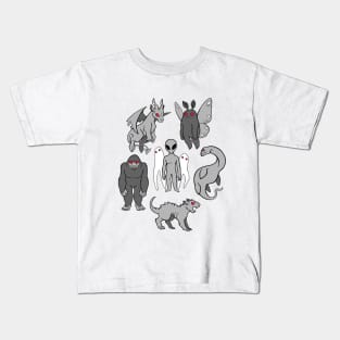 Creepy but cute cryptids Kids T-Shirt